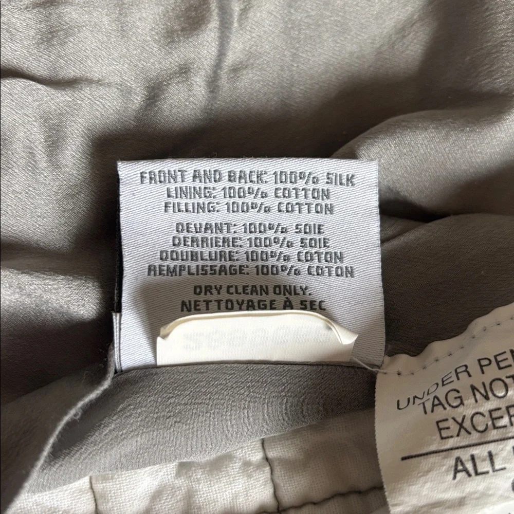 Restoration Hardware Quilted King Size Pillow Cases (Set of 2)
